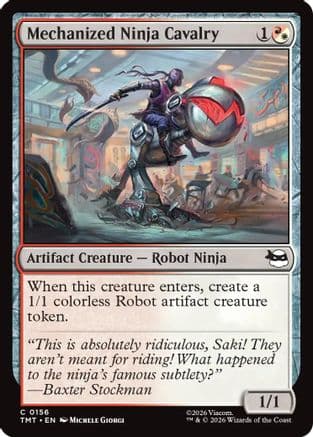Mechanized Ninja Cavalry |  Foil (156) [Teenage Mutant Ninja Turtles]