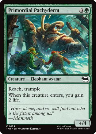 Primordial Pachyderm |  (129) [Teenage Mutant Ninja Turtles]
