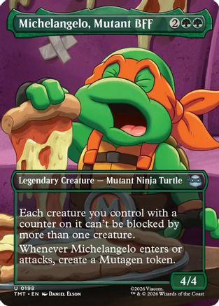 Michelangelo, Mutant BFF (Borderless) |  (198) [Teenage Mutant Ninja Turtles]