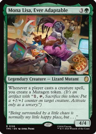 Mona Lisa, Ever Adaptable |  (126) [Commander: Teenage Mutant Ninja Turtles]