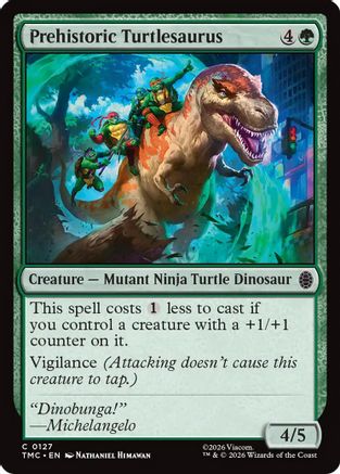 Prehistoric Turtlesaurus |  (127) [Commander: Teenage Mutant Ninja Turtles]