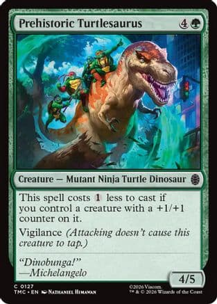 Prehistoric Turtlesaurus |  (127) [Commander: Teenage Mutant Ninja Turtles]