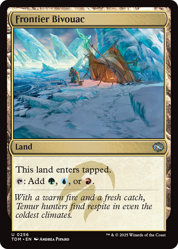 Frontier Bivouac (256) [Tarkir: Dragonstorm]  Foil