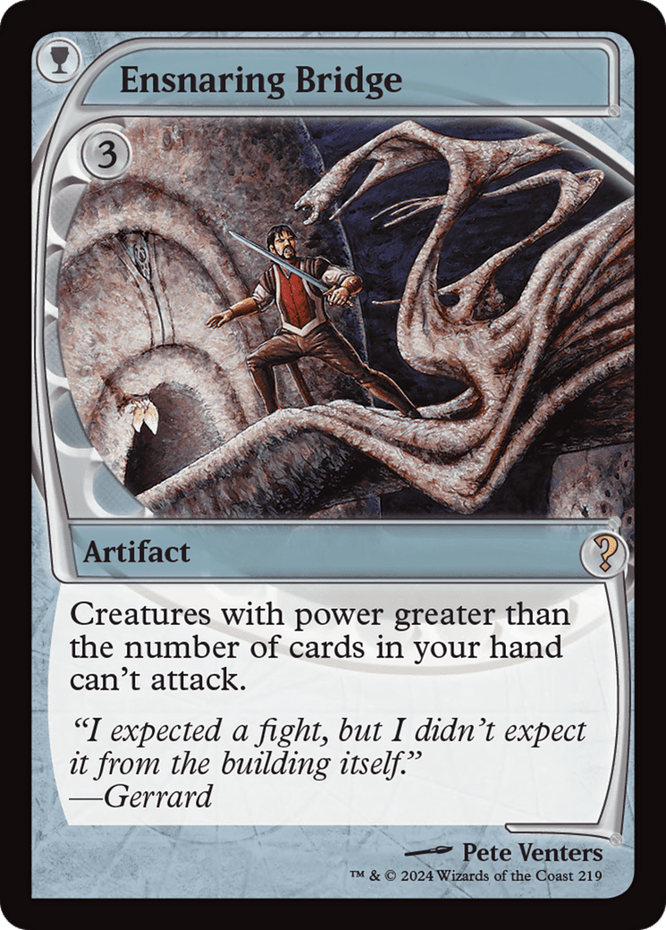 Ensnaring Bridge (Future Sight) [Mystery Booster 2] Foil