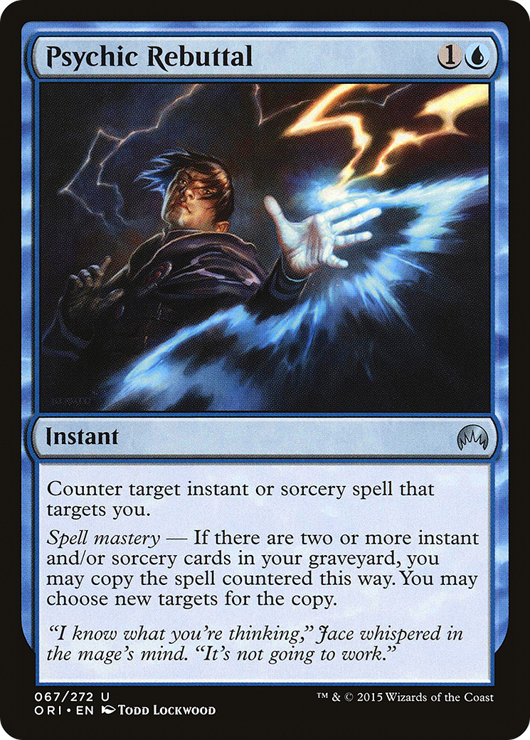 Psychic Rebuttal [Magic Origins] Foil