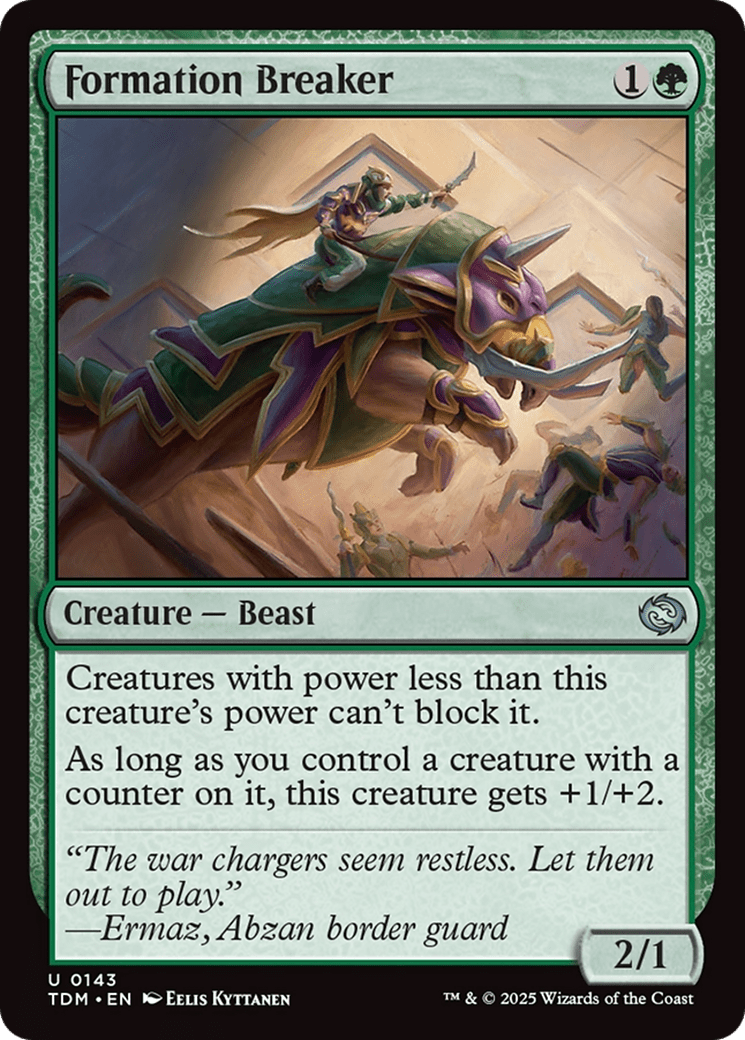 Formation Breaker (143) [Tarkir: Dragonstorm]  Foil