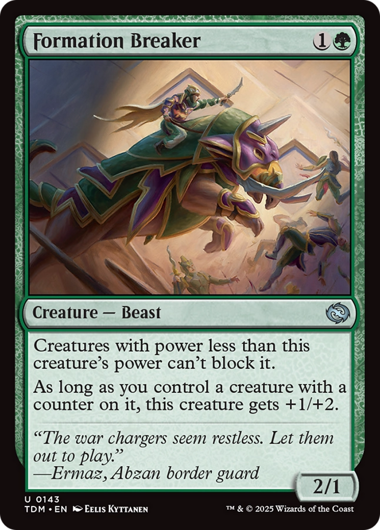 Formation Breaker (143) [Tarkir: Dragonstorm]  Foil
