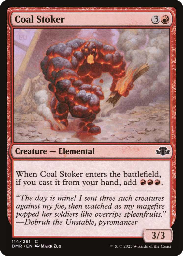 Coal Stoker [Dominaria Remastered] Foil