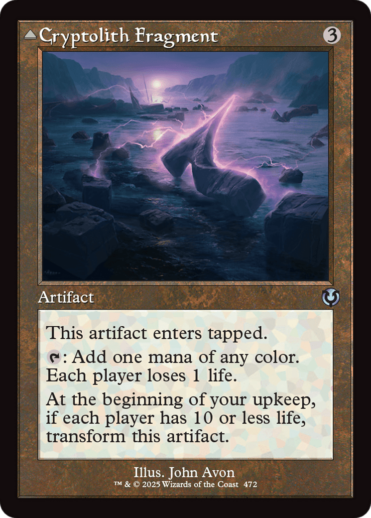 Cryptolith Fragment (Retro Frame) (-472) [Innistrad Remastered]  Foil