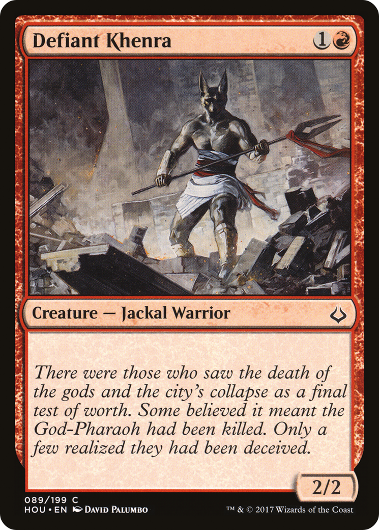 Defiant Khenra [Hour of Devastation] Foil