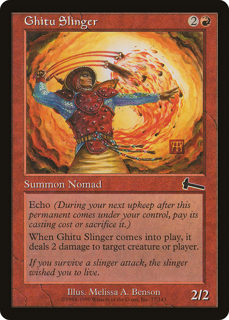 Ghitu Slinger [Urza's Legacy] Foil