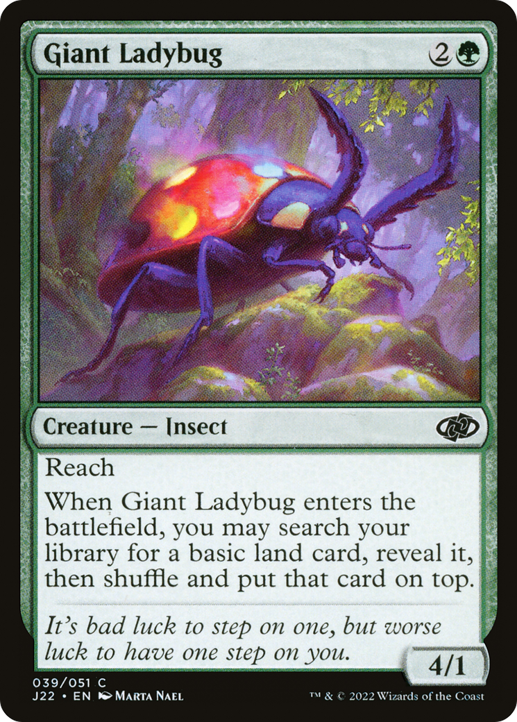 Giant Ladybug (039) [Jumpstart 2022]  Foil