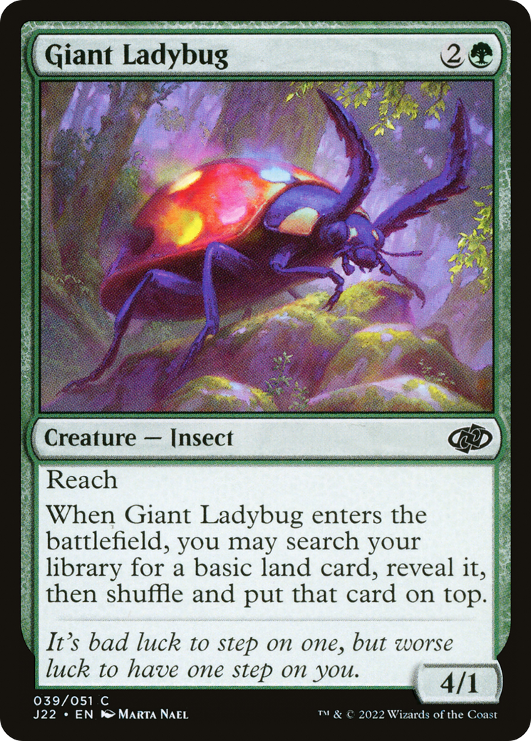 Giant Ladybug (039) [Jumpstart 2022]  Foil