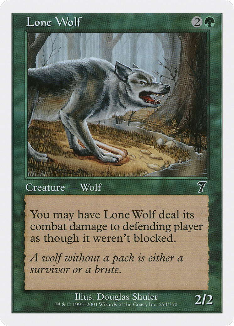 Lone Wolf [Seventh Edition] Foil