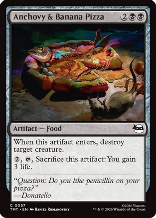 Anchovy & Banana Pizza |  Foil (057) [Teenage Mutant Ninja Turtles]