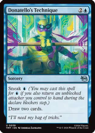 Donatello's Technique |  Foil (039) [Teenage Mutant Ninja Turtles]