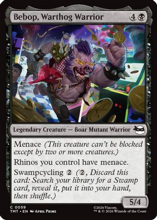 Bebop, Warthog Warrior |  (059) [Teenage Mutant Ninja Turtles]