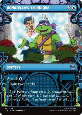 Donatello's Technique (Showcase) |  Foil (228) [Teenage Mutant Ninja Turtles]