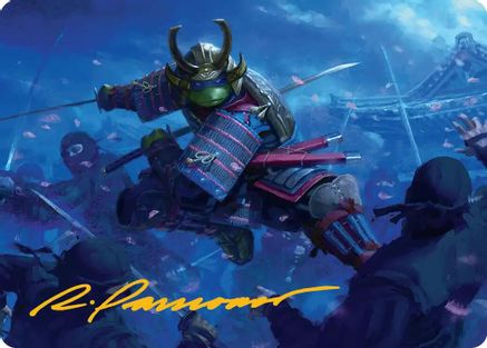 Leonardo, Sewer Samurai Art Card (1/54) |  (001) [Art Series: Teenage Mutant Ninja Turtles]