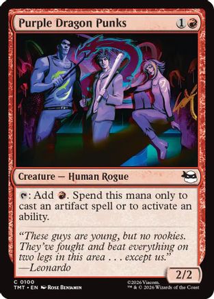 Purple Dragon Punks |  Foil (100) [Teenage Mutant Ninja Turtles]
