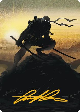 Leonardo, Sewer Samurai Art Card (20/54) |  (020) [Art Series: Teenage Mutant Ninja Turtles]