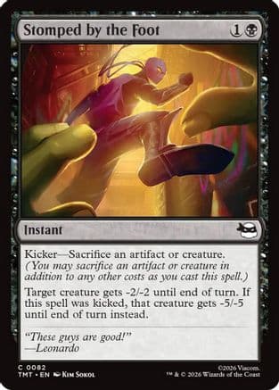 Stomped by the Foot |  Foil (082) [Teenage Mutant Ninja Turtles]