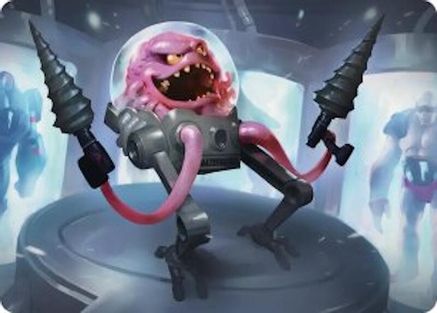 Krang, Master Mind Art Card (4/54) (Gold-Stamped Signature) |  (004) [Art Series: Teenage Mutant Ninja Turtles]