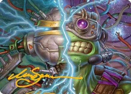 Mind Transfer Protocol Art Card |  (005) [Art Series: Teenage Mutant Ninja Turtles]