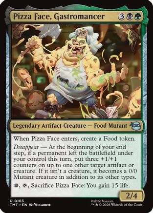 Pizza Face, Gastromancer |  Foil (163) [Teenage Mutant Ninja Turtles]