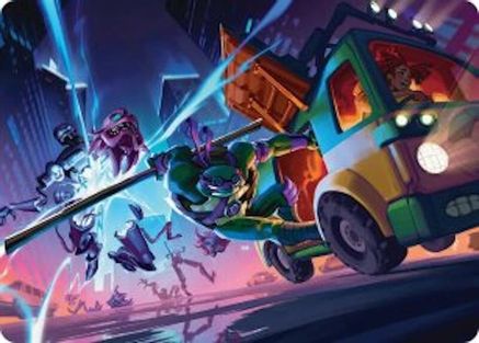 Donatello, Rad Scientist Art Card |  (047) [Art Series: Teenage Mutant Ninja Turtles]