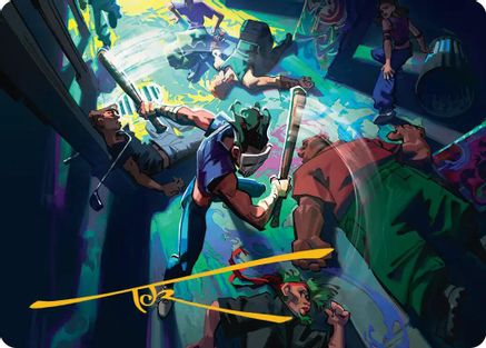 Pain 101 Art Card |  (006) [Art Series: Teenage Mutant Ninja Turtles]