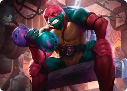 Raphael, Tough Turtle Art Card (Gold-Stamped Signature) |  (009) [Art Series: Teenage Mutant Ninja Turtles]