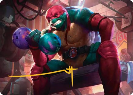 Raphael, Tough Turtle Art Card |  (009) [Art Series: Teenage Mutant Ninja Turtles]