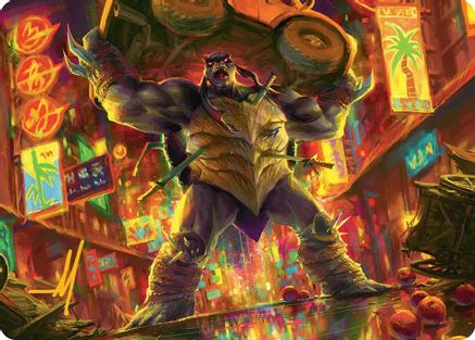 Slash, Reptile Rampager Art Card |  (010) [Art Series: Teenage Mutant Ninja Turtles]