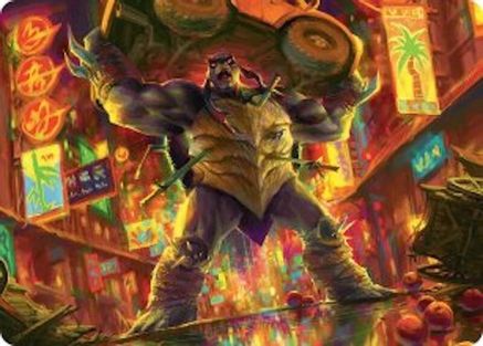 Slash, Reptile Rampager Art Card (Gold-Stamped Signature) |  (010) [Art Series: Teenage Mutant Ninja Turtles]