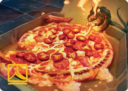 Spicy Oatmeal Pizza Art Card |  (011) [Art Series: Teenage Mutant Ninja Turtles]