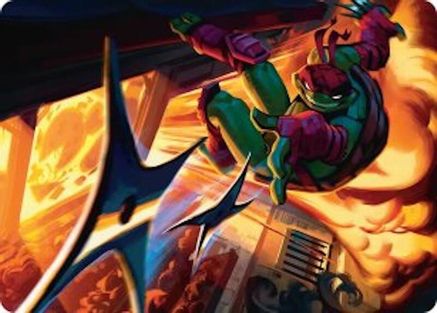 Storm of Steel Art Card |  (048) [Art Series: Teenage Mutant Ninja Turtles]