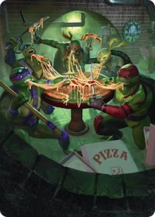 Food Chain Art Card |  (033) [Art Series: Teenage Mutant Ninja Turtles]