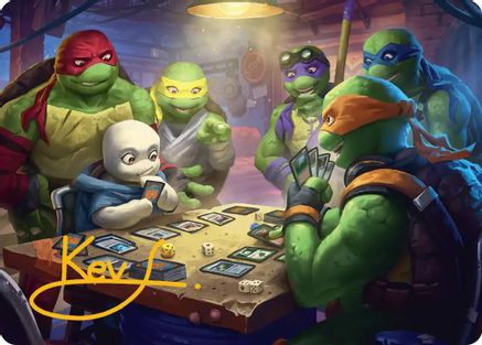 Lessons from Life Art Card |  (014) [Art Series: Teenage Mutant Ninja Turtles]