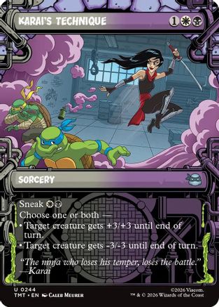 Karai's Technique (Showcase) |  (244) [Teenage Mutant Ninja Turtles]
