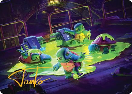 The Ooze Art Card |  (018) [Art Series: Teenage Mutant Ninja Turtles]
