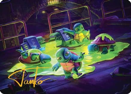 The Ooze Art Card |  (018) [Art Series: Teenage Mutant Ninja Turtles]