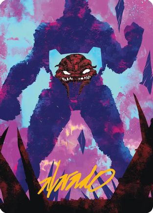Krang, Utrom Warlord Art Card |  (021) [Art Series: Teenage Mutant Ninja Turtles]
