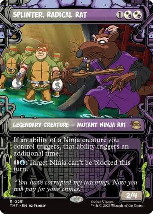 Splinter, Radical Rat (Showcase) |  (251) [Teenage Mutant Ninja Turtles]