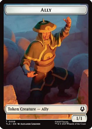 Ally (0006) // Bear Double-Sided Tokens |  (6 // 12) [Avatar: The Last Airbender]
