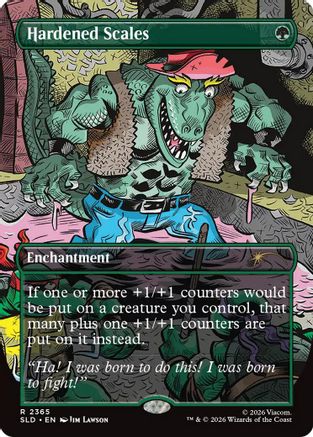 Hardened Scales |  Foil (2365) [Secret Lair Drop Series]