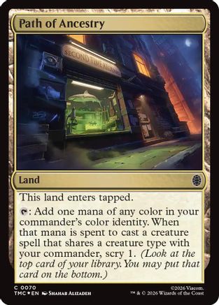 Path of Ancestry (Surge Foil) |  Foil (070) [Commander: Teenage Mutant Ninja Turtles]
