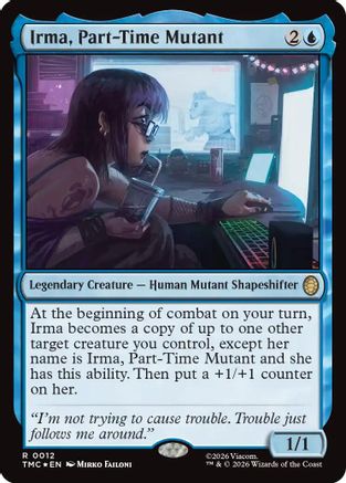 Irma, Part-Time Mutant (Surge Foil) |  Foil (012) [Commander: Teenage Mutant Ninja Turtles]
