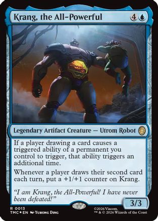 Krang, the All-Powerful (Surge Foil) |  Foil (013) [Commander: Teenage Mutant Ninja Turtles]