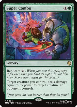 Super Combo (Surge Foil) |  Foil (034) [Commander: Teenage Mutant Ninja Turtles]